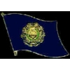 NEW HAMPSHIRE PIN STATE FLAG PIN